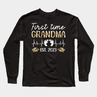 First time grandma 2023 Long Sleeve T-Shirt